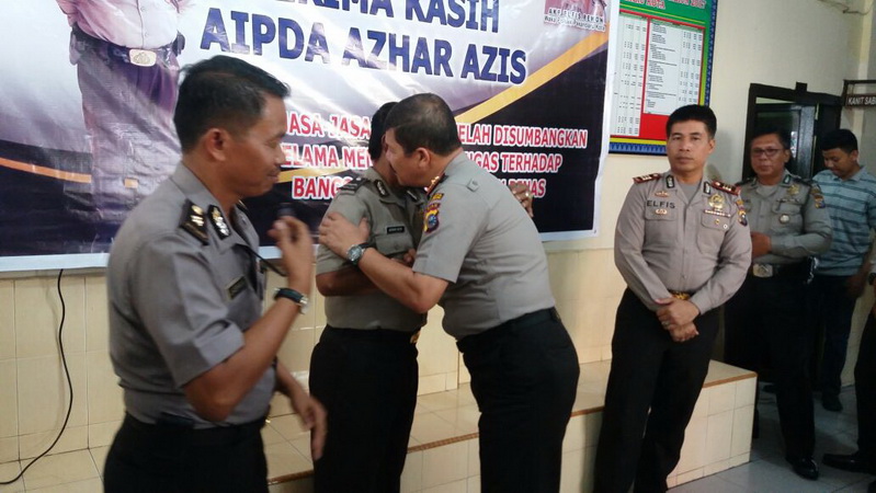 M Hanafi Pimpin Pelepasan Purna Bakti Polri